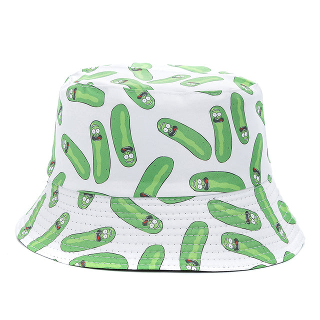 Bob Reversible Rick-Cornichon blanc