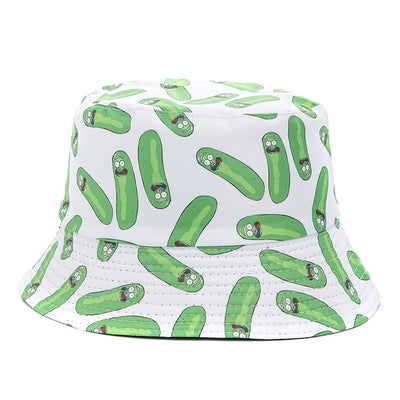 Bob Reversible Rick-Cornichon blanc