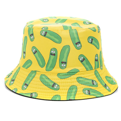 Bob Reversible Rick-Cornichon jaune