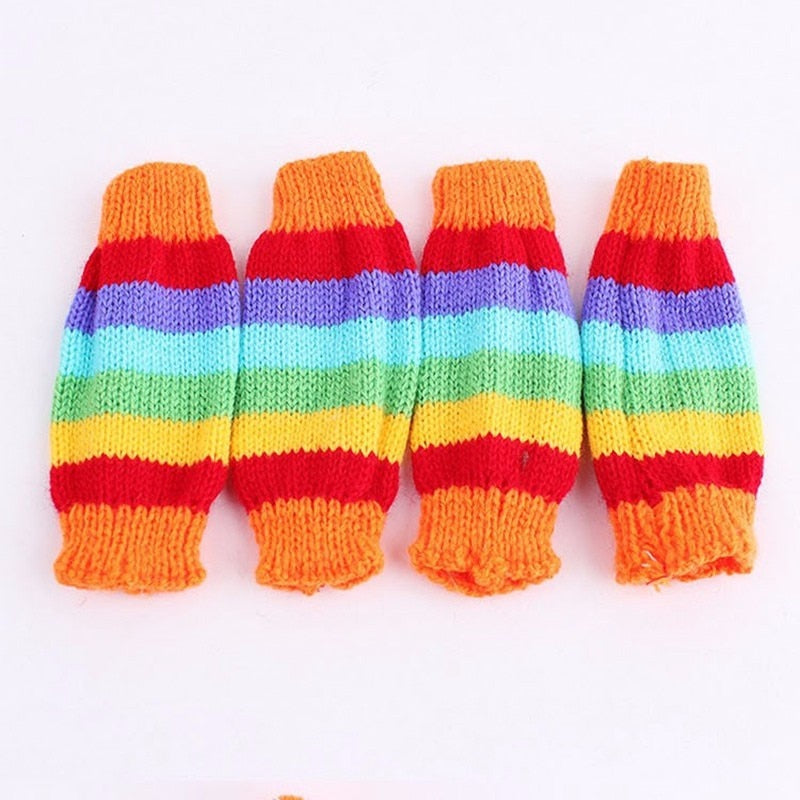 Chapeau pour Chat Hiver Coloré (chapeau + écharpe + chaussettes)