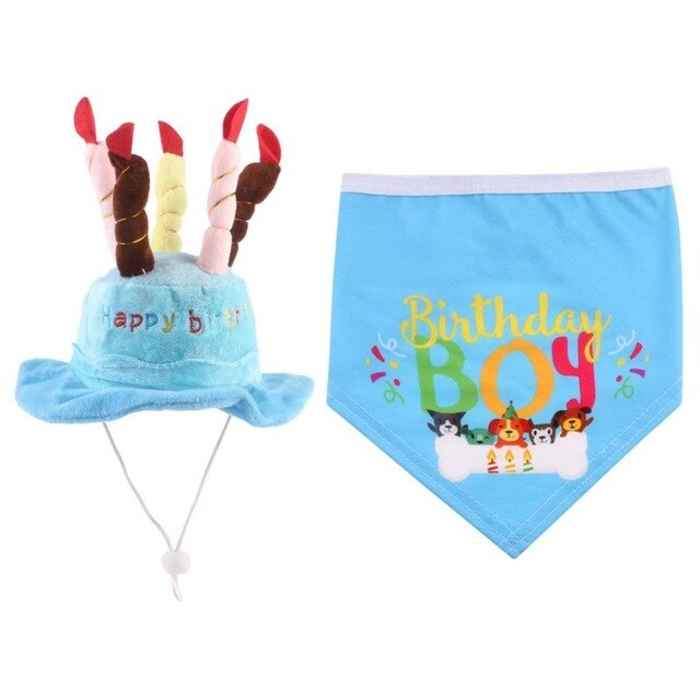 Chapeau pour Chien Anniversaire en Folie