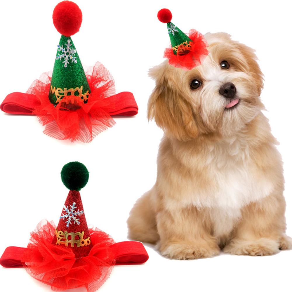Chapeau pour Chien Pompom de Noël