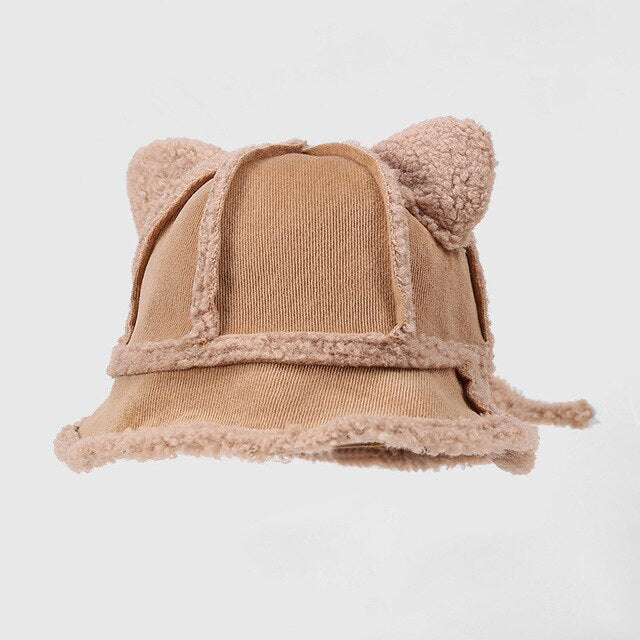 Bob Enfant Fourrure d'Hiver Tendance
